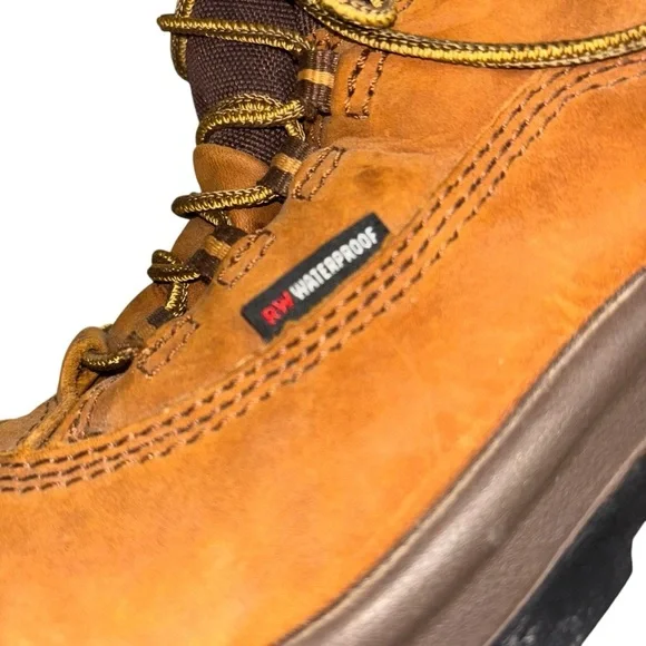 Red Wing 2327 Steel Toe Water Proof Oil Resistant Work Boots Women’s 7.5 Sturdy - Picture 12 of 16